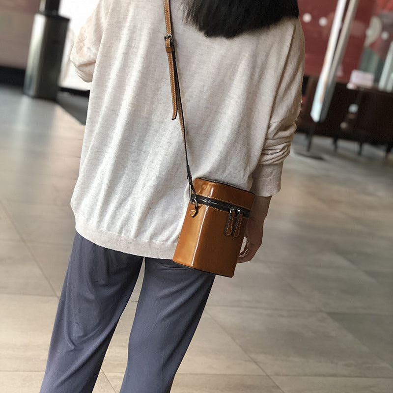 Women's Leather Mini Pouch Summer Mobile Cigarette First Small Square Bags