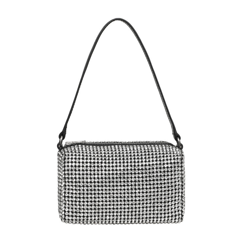 Women's Hand Carrying Full Diamond Rhinestone Portable Bags