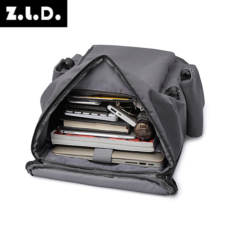 Men's Trendy Waterproof Polyester Fabrics Business Computer Backpacks
