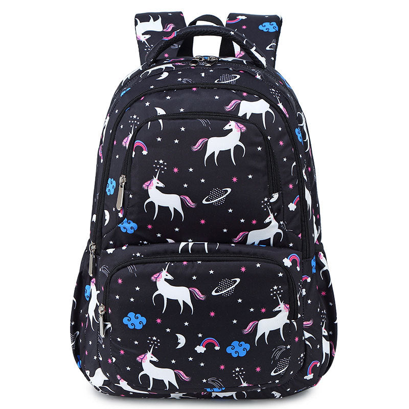 Primary Unicorn Nylon Large Capacity Super Elementary School Students' Schoolbags