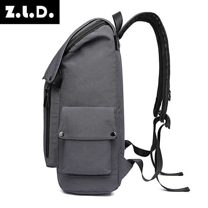 Men's Trendy Waterproof Polyester Fabrics Business Computer Backpacks
