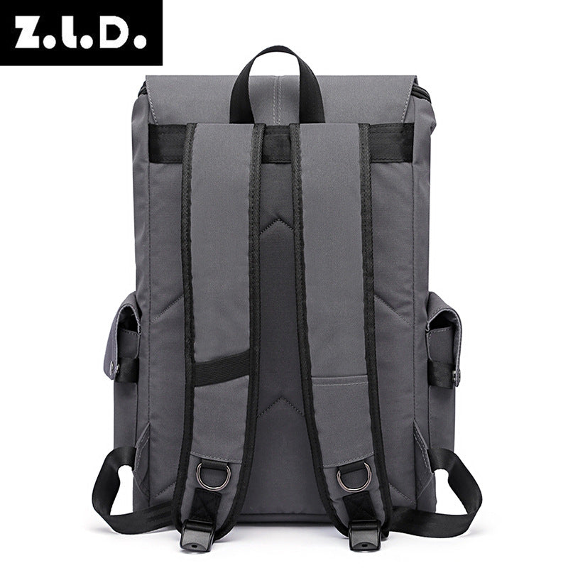 Men's Trendy Waterproof Polyester Fabrics Business Computer Backpacks