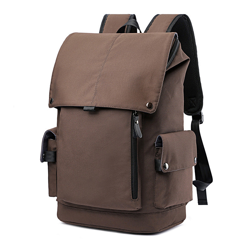 Men's Trendy Waterproof Polyester Fabrics Business Computer Backpacks