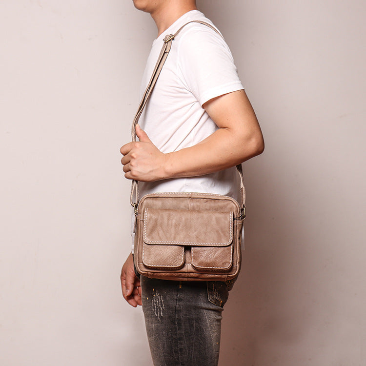 Women's & Men's & Goose Pond Summer Leather Matte Shoulder Bags