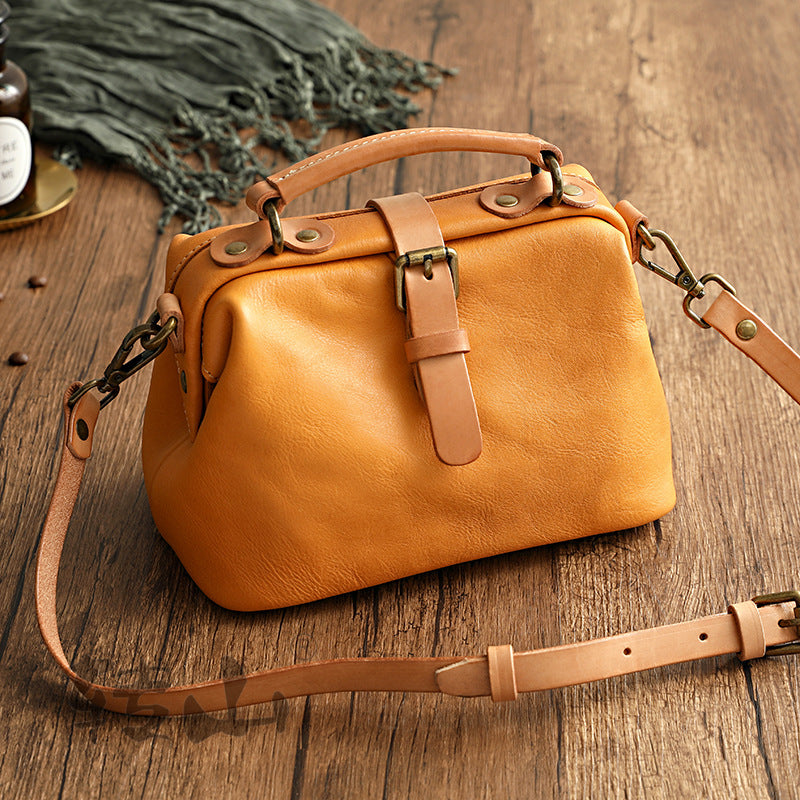 Women's Trendy Preppy Style Imported First Layer Crossbody Bags
