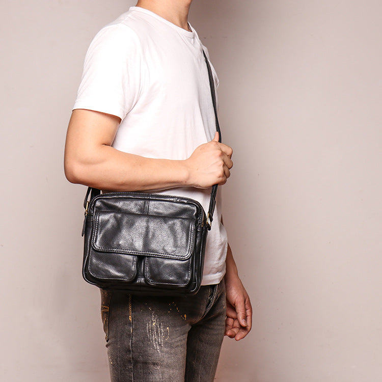 Women's & Men's & Goose Pond Summer Leather Matte Shoulder Bags