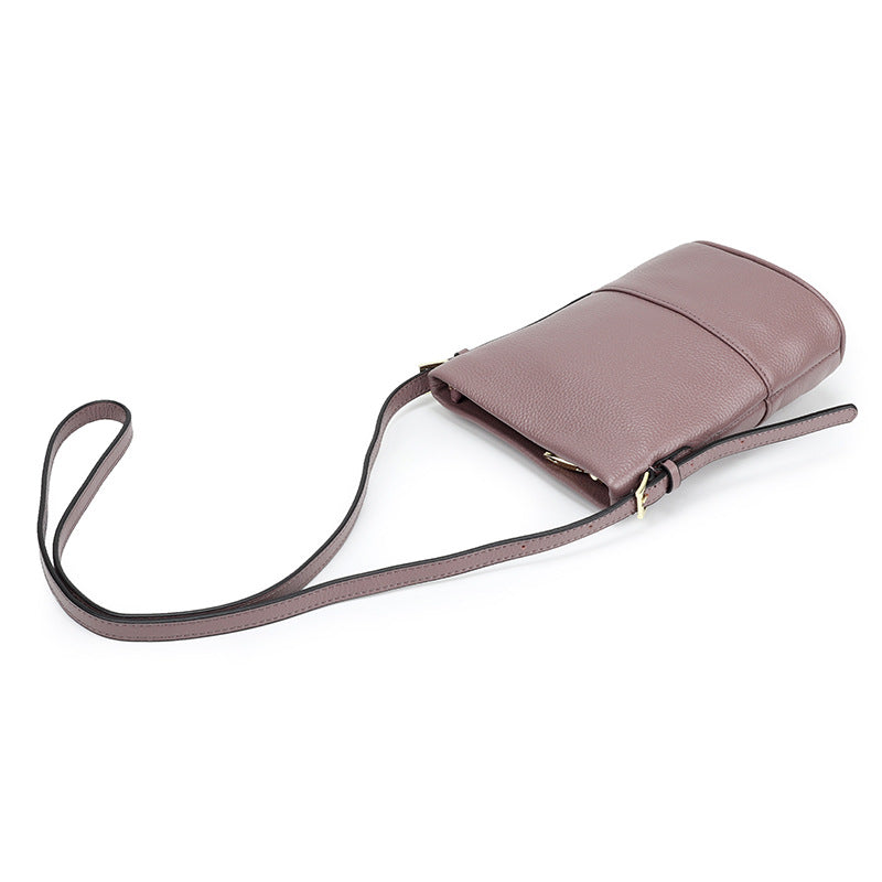 Women's Leather First Layer Cowhide Mobile Phone Bags