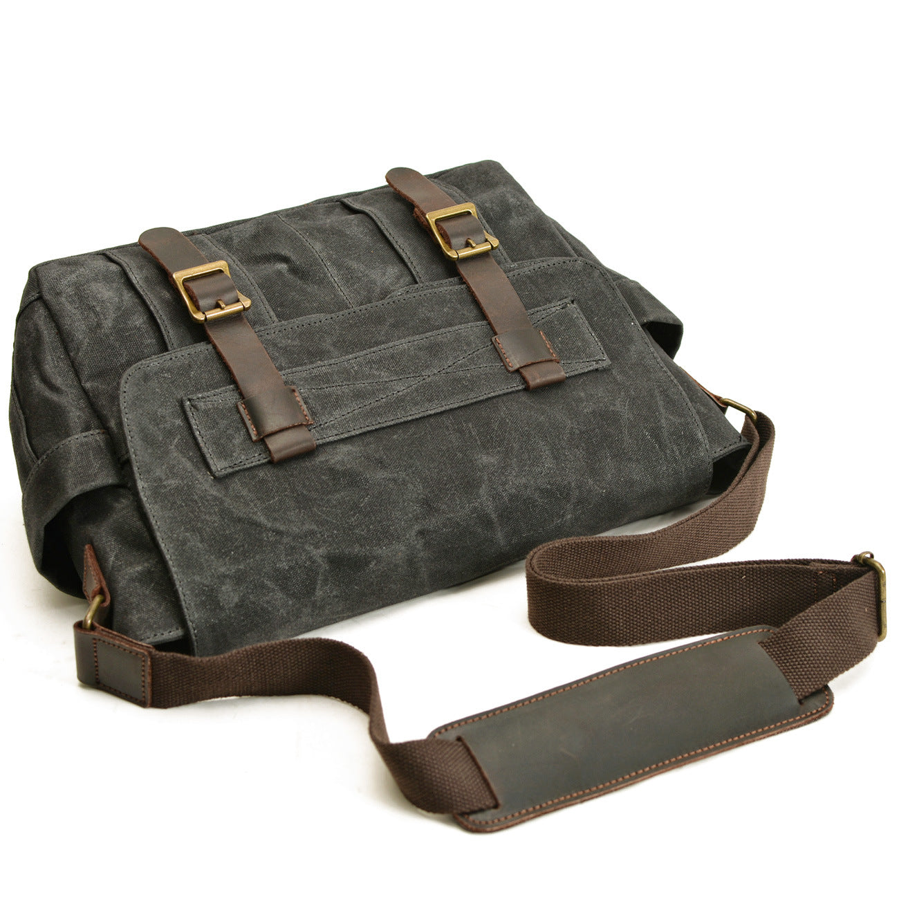 Men's Vintage Crazy Wax Canvas Fashion Men's Messenger Bags