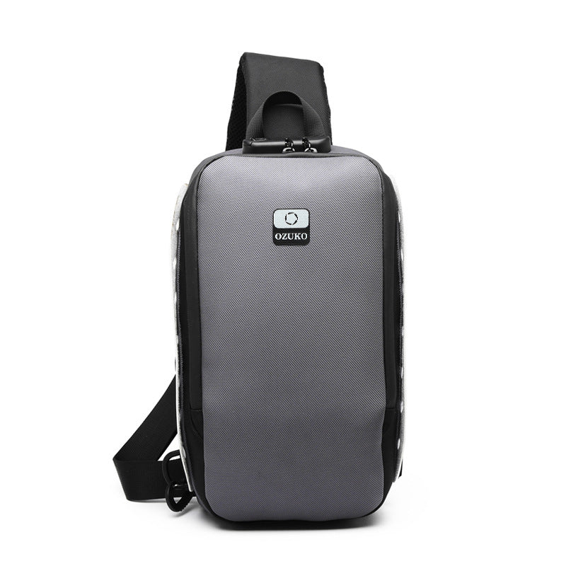 Men's Classy Business Personality Versatility Waterproof Men's Chest Bags