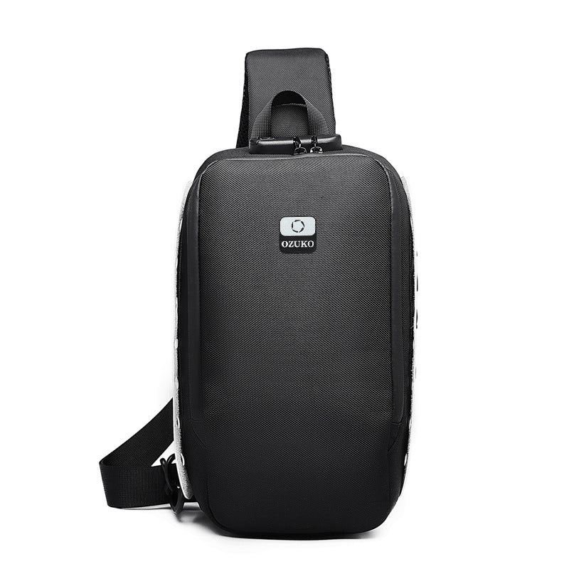 Men's Classy Business Personality Versatility Waterproof Men's Chest Bags