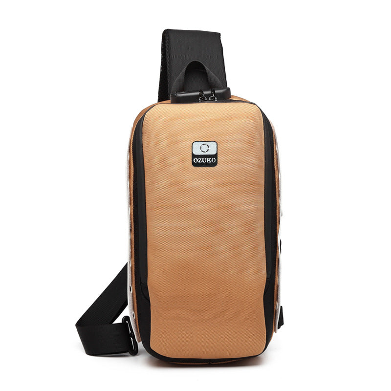Men's Classy Business Personality Versatility Waterproof Men's Chest Bags