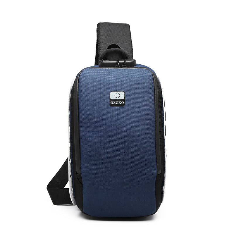 Men's Classy Business Personality Versatility Waterproof Men's Chest Bags