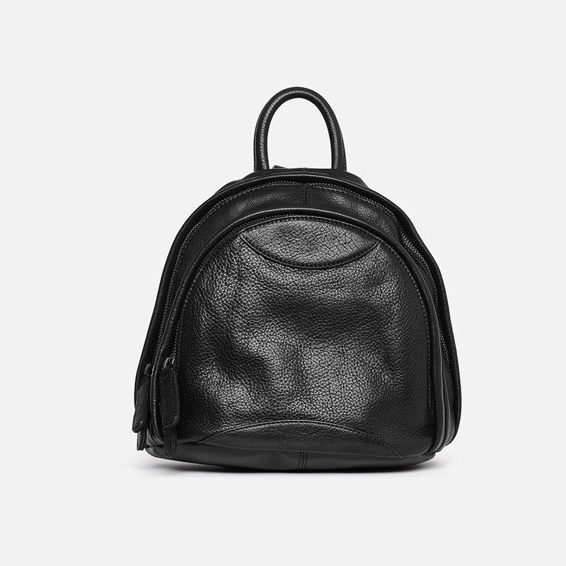 Women's Vegetable Tanned Leather Retro Artistic Backpacks