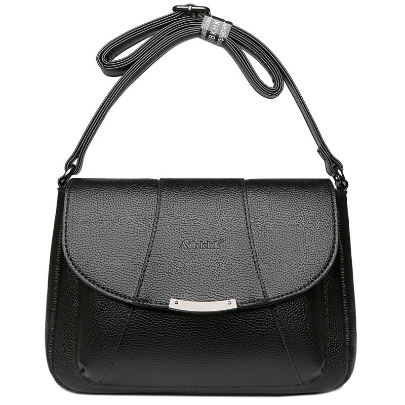Women's To Give Mom Simple Soft Leather Crossbody Bags