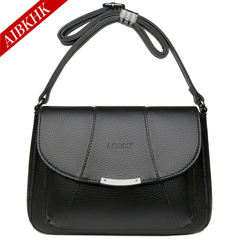 Women's To Give Mom Simple Soft Leather Crossbody Bags