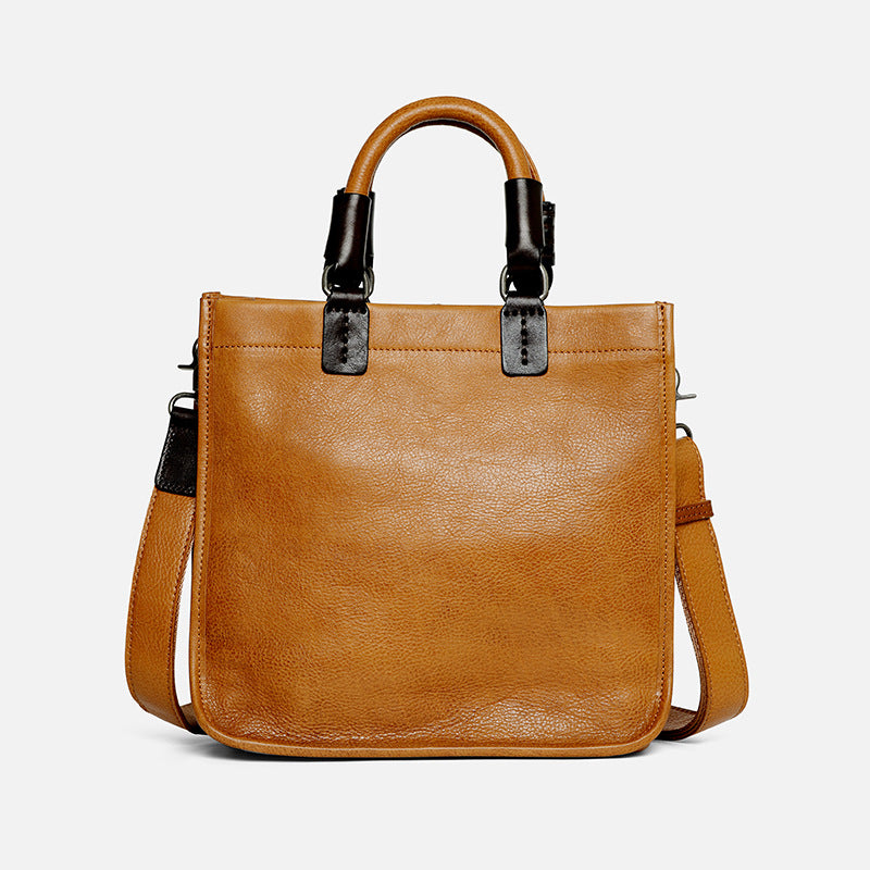 Women's Genuine Leather Retro Design Fashion First Layer Handbags