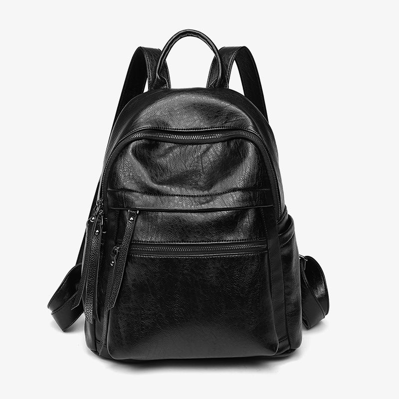 Women's Large Capacity Fashionable Soft Leather Bags