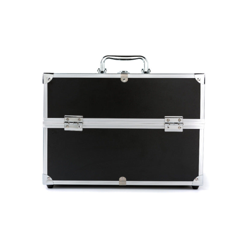 Make Up Specialist Large Capacity Aluminum Alloy Frame Nail Cosmetic Cases