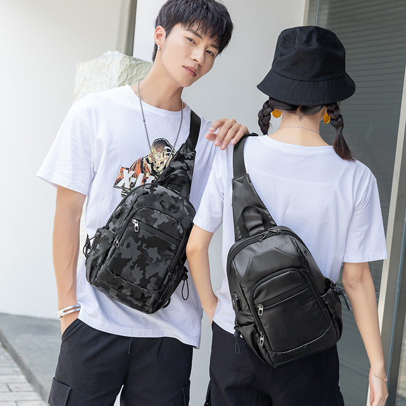 Men's Waterproof Business Korean Version Trendy Men's Chest Bags