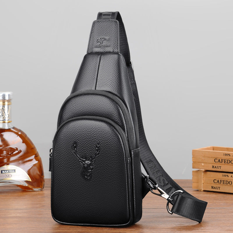 Men's Attractive Trendy Unique Cowhide Leather Bags