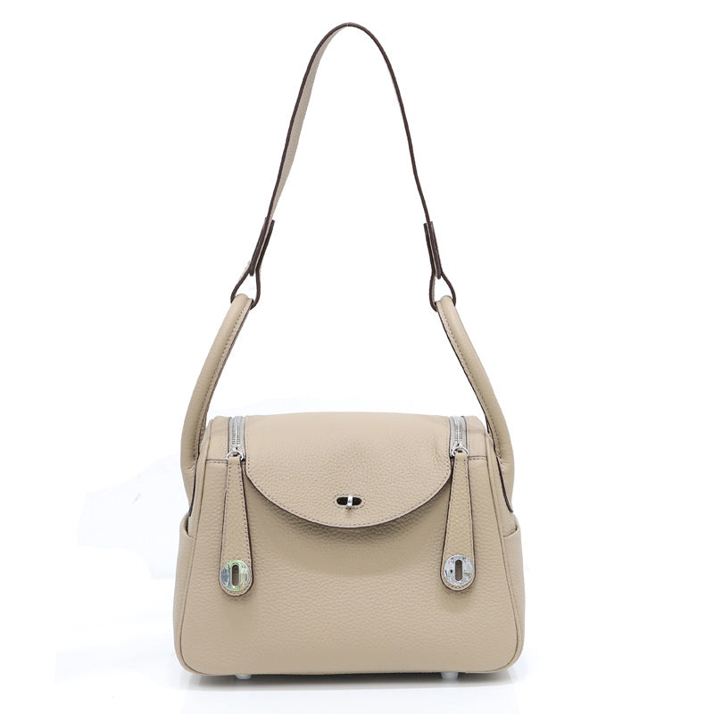 Pillow Fashion Soft Leather Genuine Large Handbags