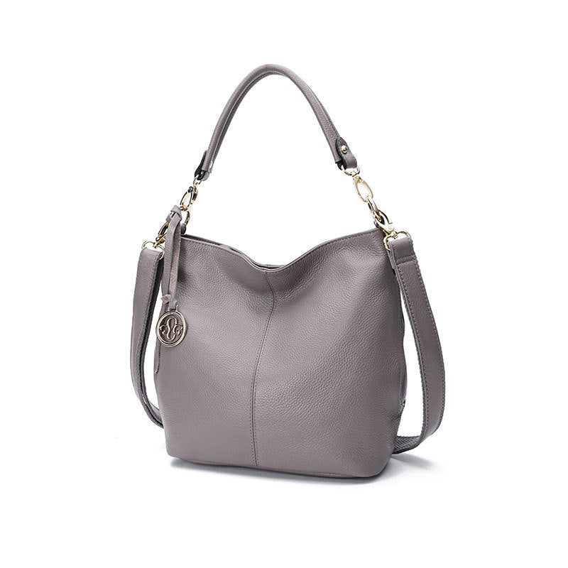 Women's Genuine Leather Portable First Layer Cowhide Shoulder Bags