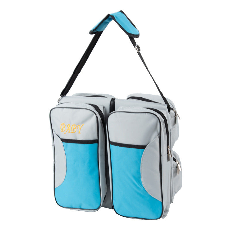 Portable Folding Diaper Crib Large Capacity Bags