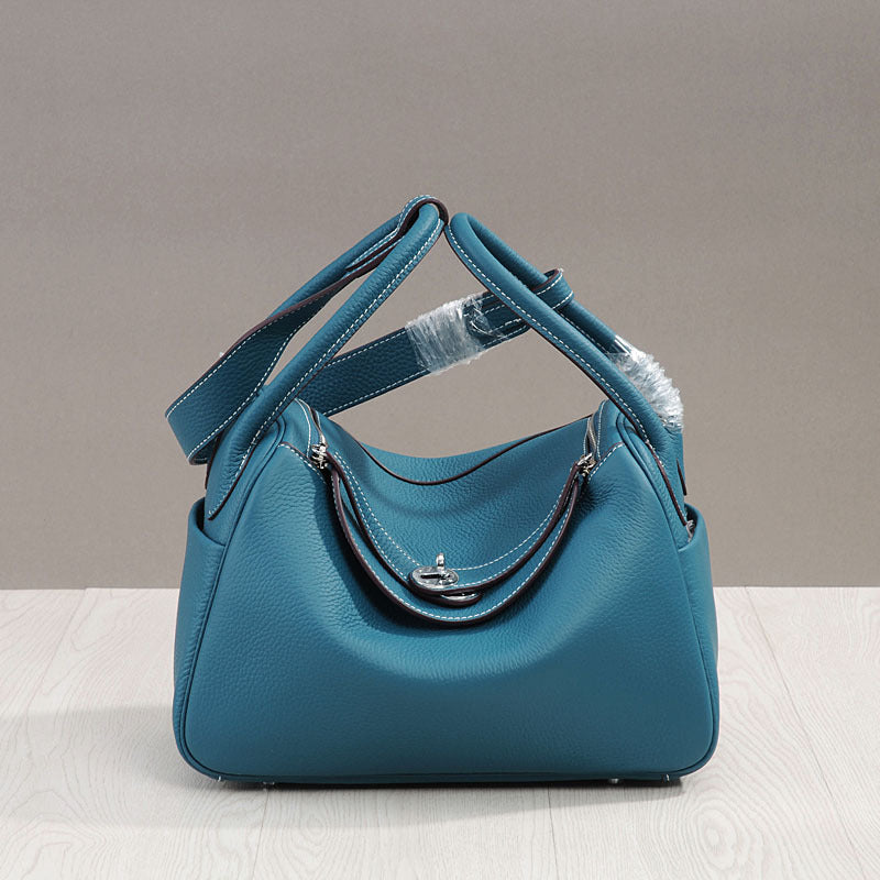 Women's Medicine Box Big Quality First Layer Leather Handbags