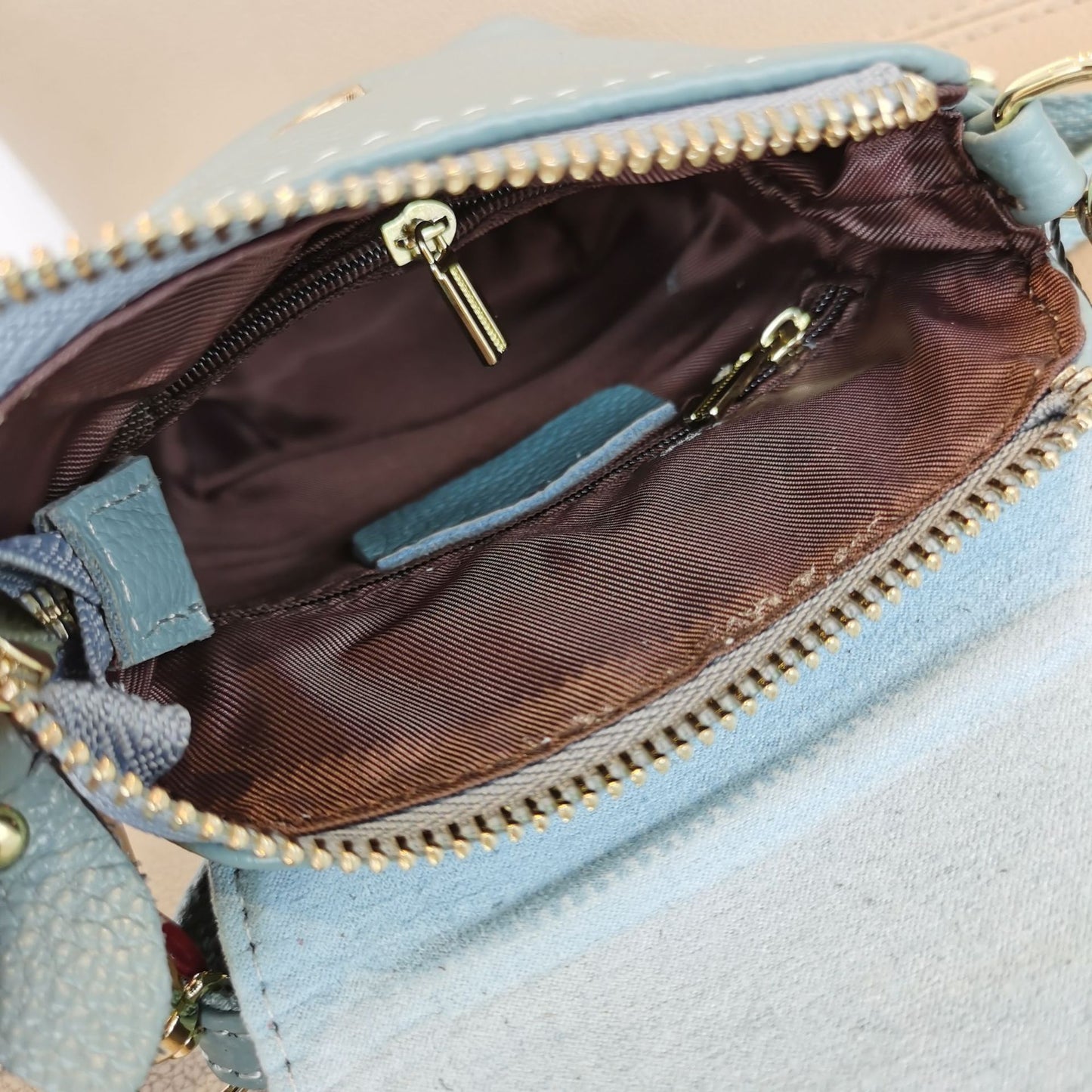 Women's First Layer Cowhide Leather Trendy Wild Shoulder Bags