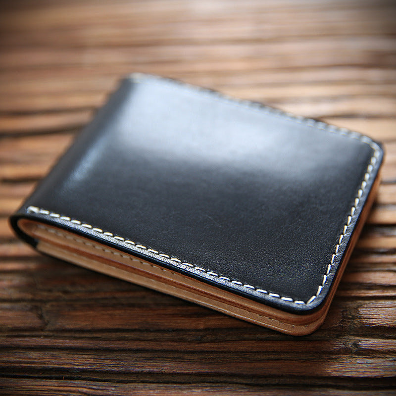 Women's & Men's Hand Vegetable First Layer Cowhide Driving Card Holder