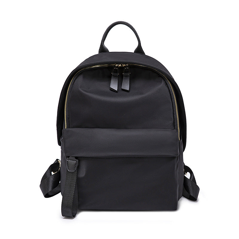 Women's Oxford Cloth Lightweight Contrast Color Large Backpacks