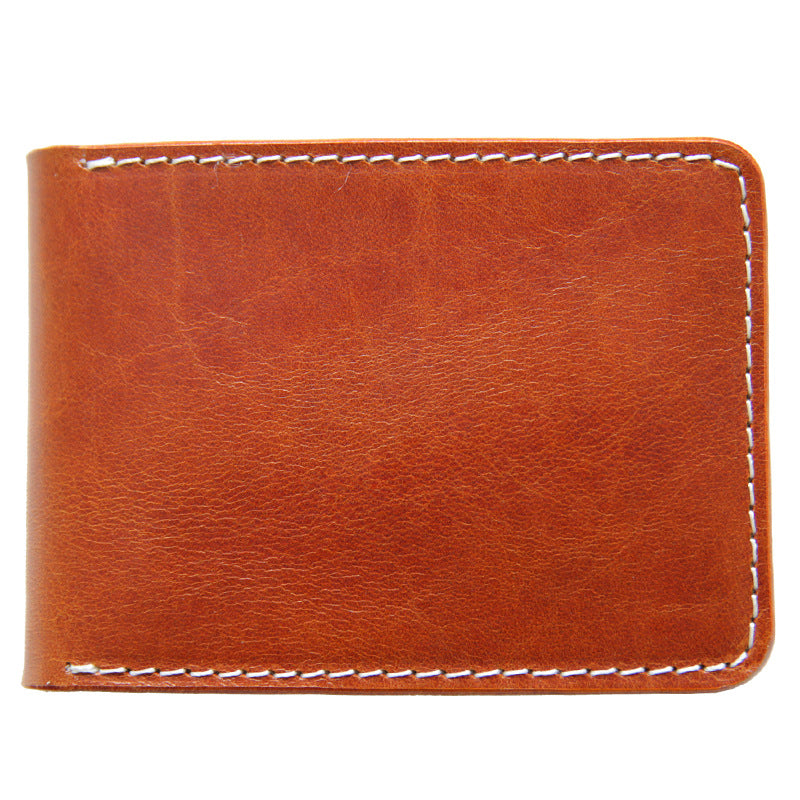 Women's & Men's Hand Vegetable First Layer Cowhide Driving Card Holder