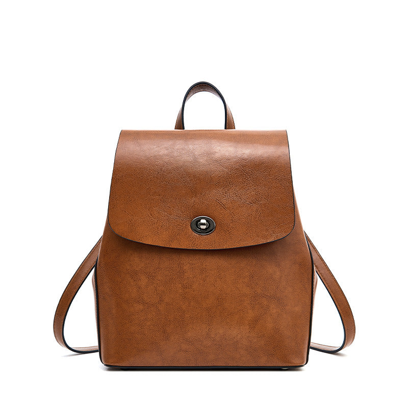 Women's Classy Leather Fashion Retro Style Backpacks