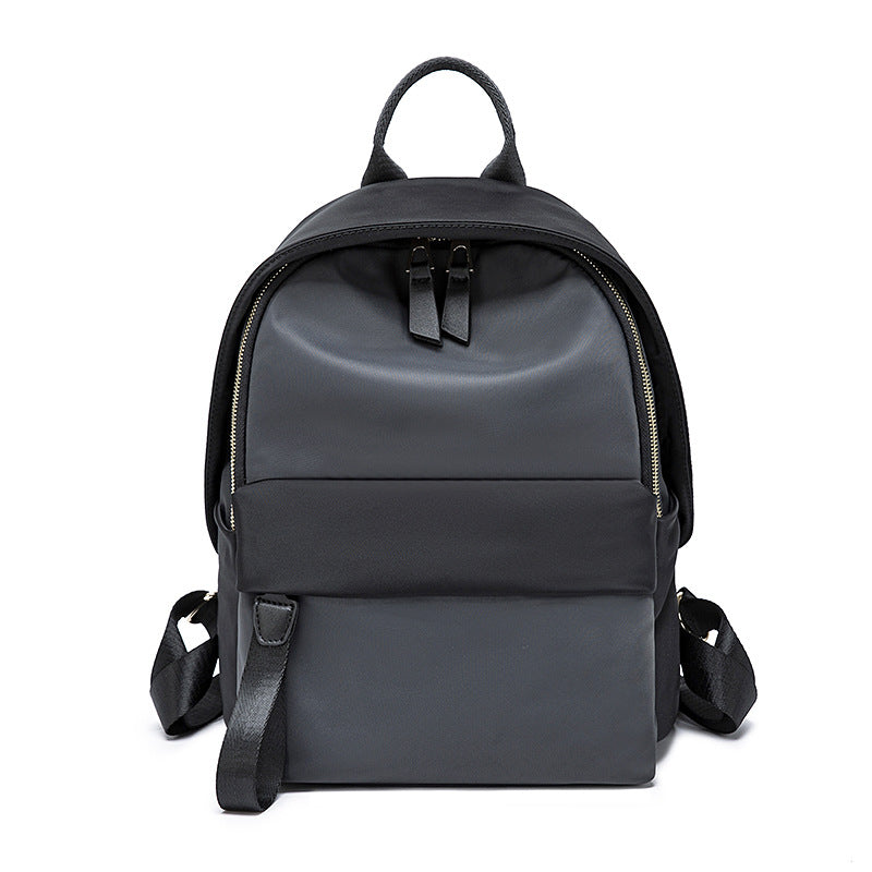 Women's Oxford Cloth Lightweight Contrast Color Large Backpacks
