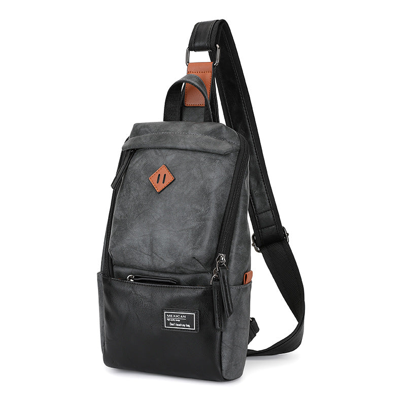 Scarecrow For Boys Street Trendy Large Men's Chest Bags