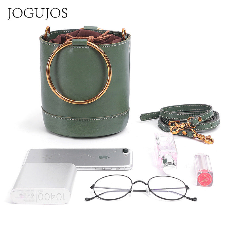 Women's Genuine Leather Large Capacity Retro High Bags