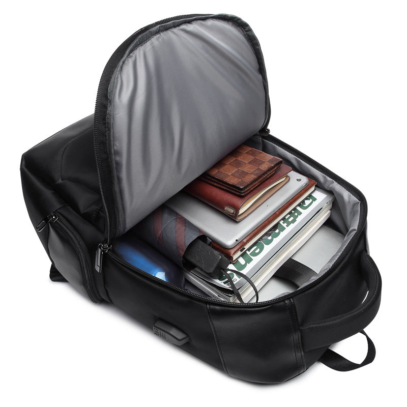 Breathable Wearable Business Computer Blue Waterproof Backpacks
