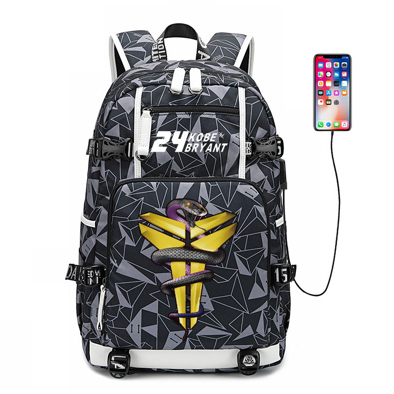 Memorial Kobe Black Mamba Junior High Backpacks