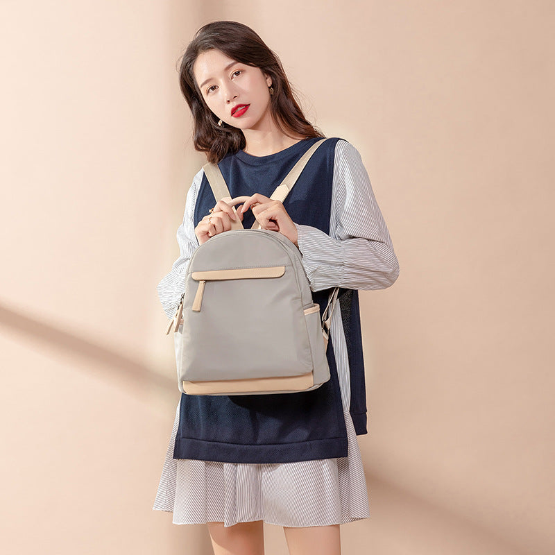 Women's Korean Fashion Oxford Cloth Canvas Backpacks