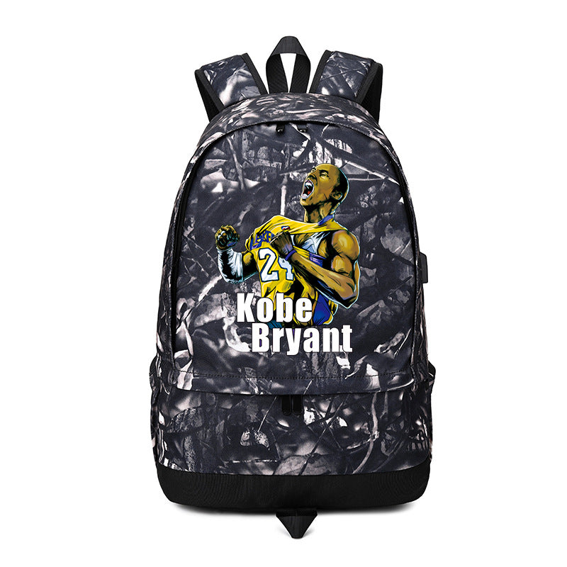 Mamba Kobe High Basketball Computer Large Backpacks