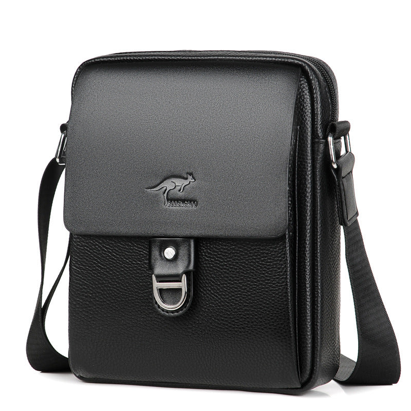 Men's Popular Business Cattle Leather Leisure Men's Shoulder Bags