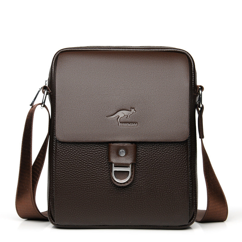 Men's Popular Business Cattle Leather Leisure Men's Shoulder Bags
