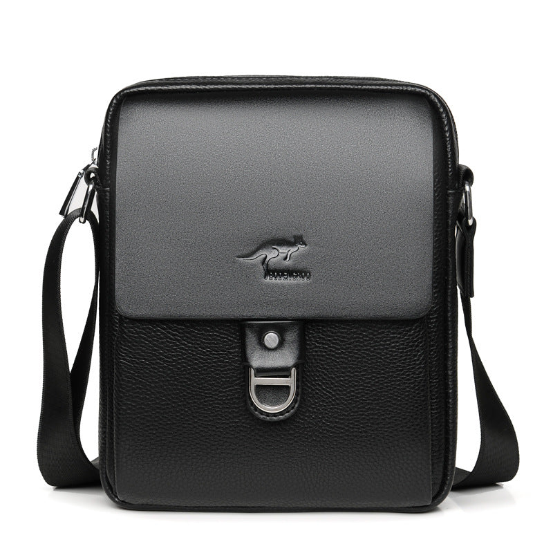 Men's Popular Business Cattle Leather Leisure Men's Shoulder Bags