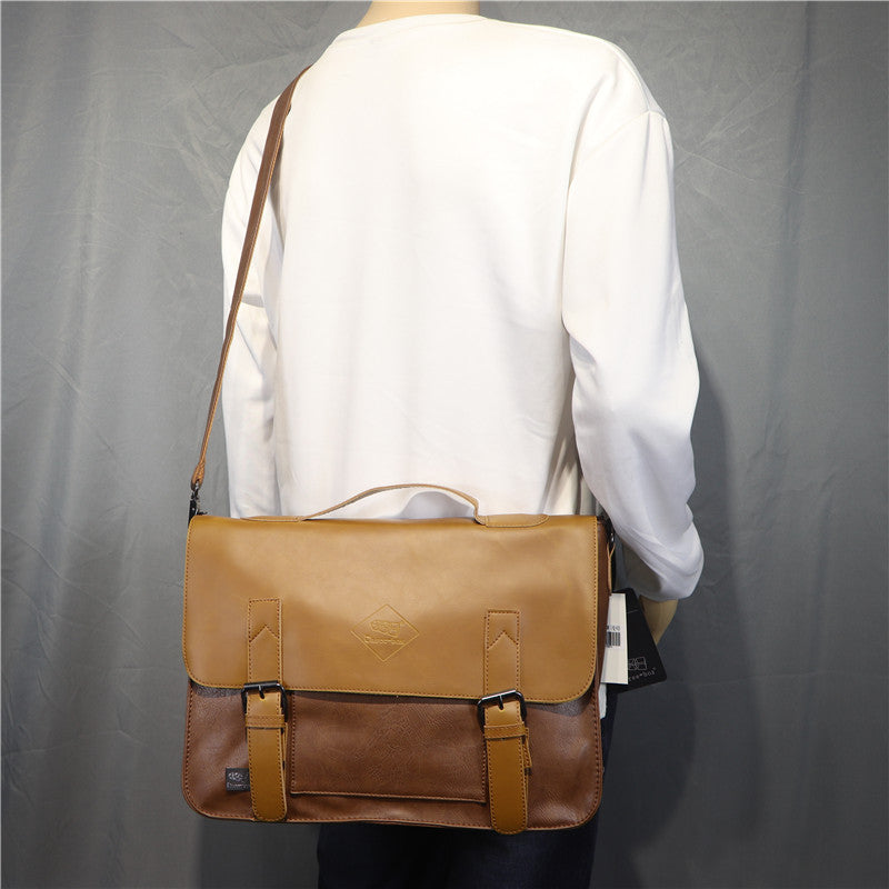 Men's Popular Beautiful Fashion Business Retro Men's Shoulder Bags