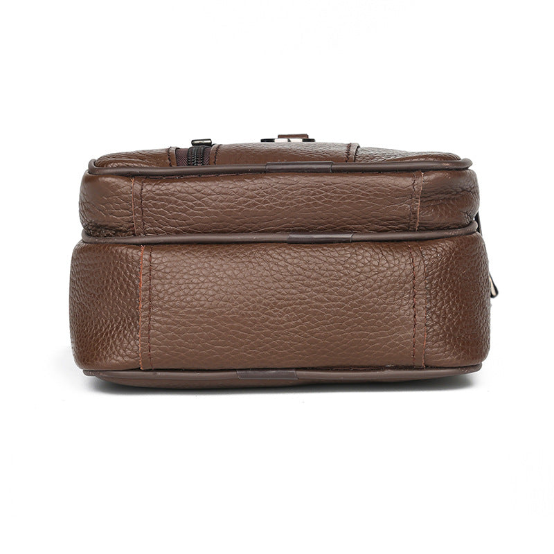 Men's Creative Fashion Rand Leather Retro Men's Shoulder Bags