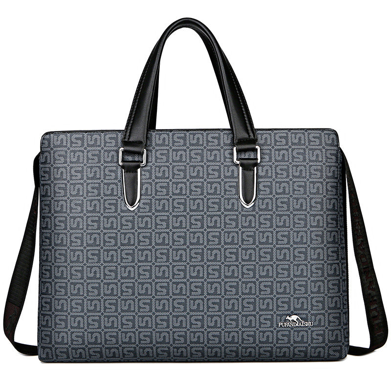 Men's Business Large Capacity Fashion Simple Multifunctional Men's Handbags
