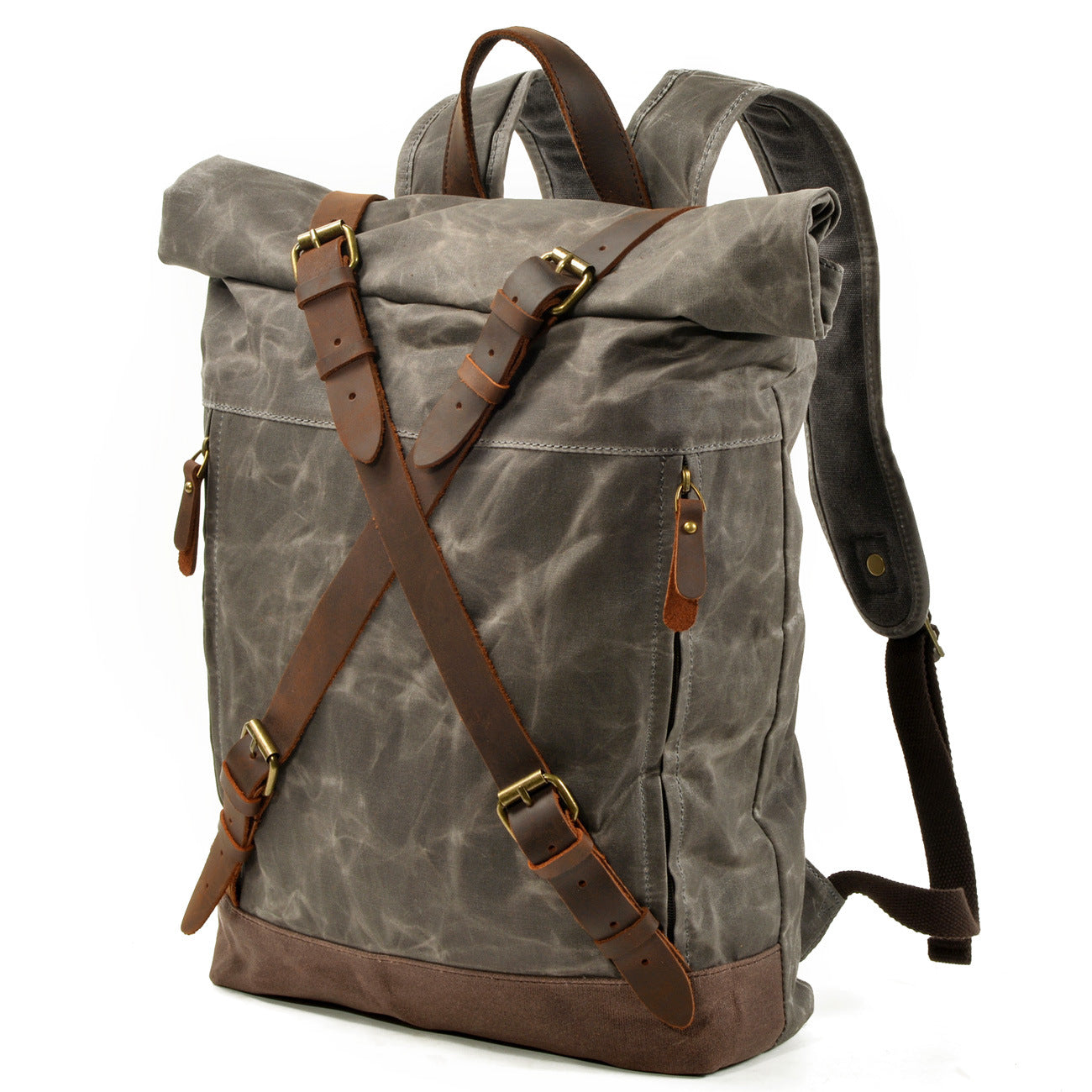 Men's Retro Waterproof Back Shiralee Hiking Computer Backpacks