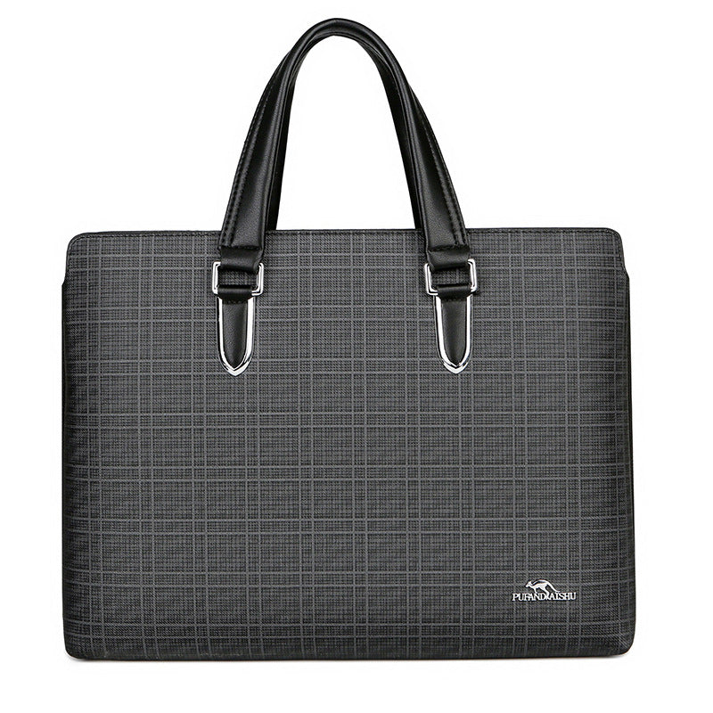 Men's Business Large Capacity Fashion Simple Multifunctional Men's Handbags