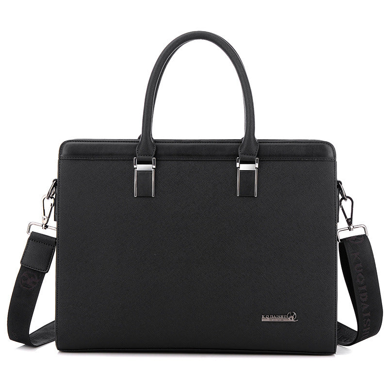 Men's Cool Kangaroo Cross Pattern Computer Business Handbags