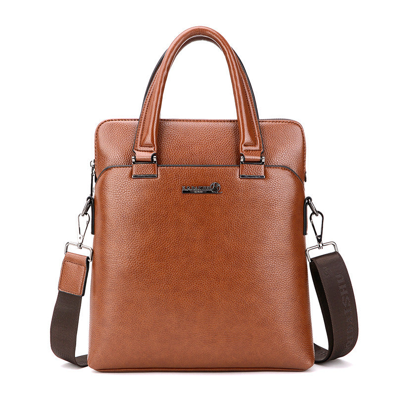 Men's Cool Kangaroo Leather Patch Processing Gift Men's Messenger Bags